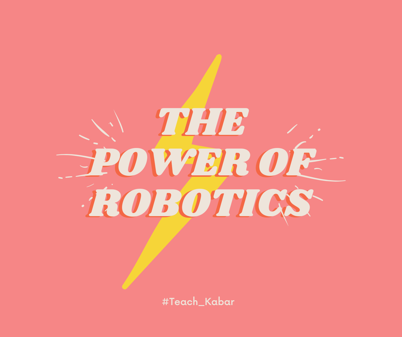 Cover picture showing Power of robotics